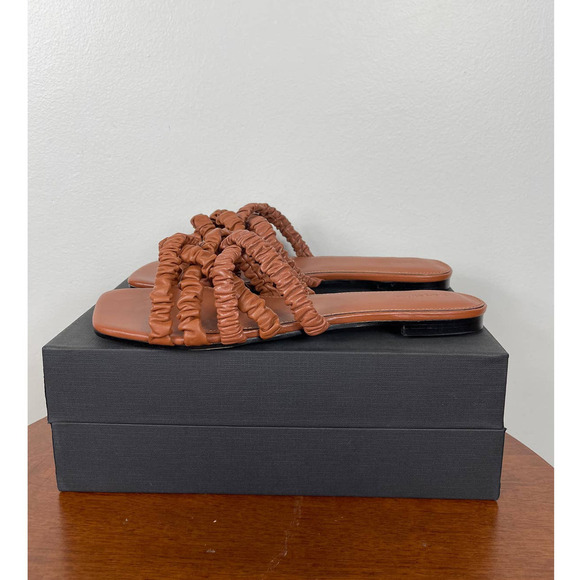 Mara & Mine Theresa Scrunchie Sandals in Terracotta Size 11 - Picture 4 of 9